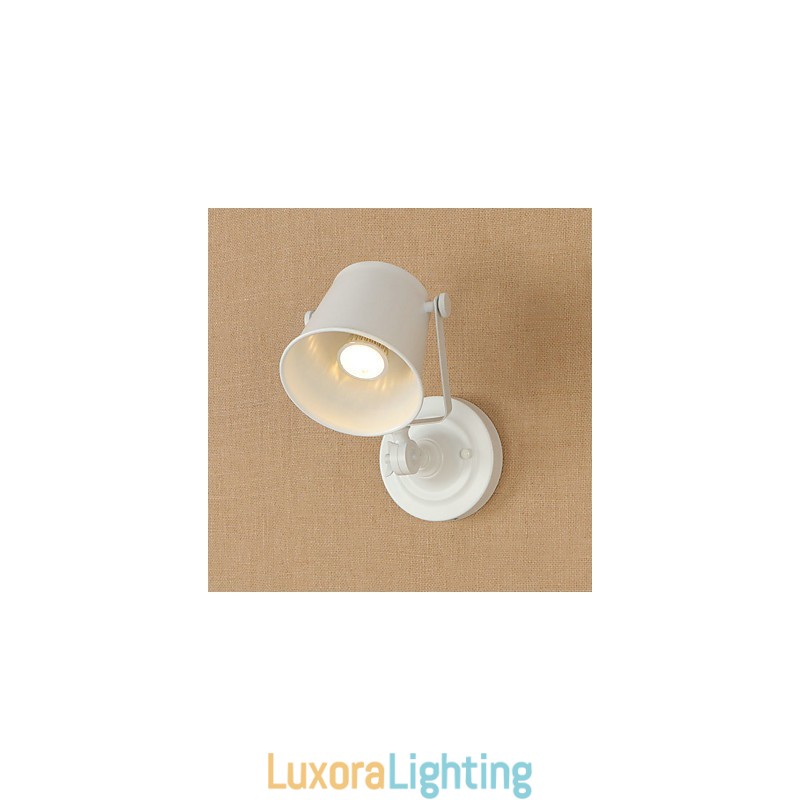 Designer Touch Decorative Painted Steel Wall Lamp Dumb Black American Coffee Decoration Retro Wall Light Lightsaber Lamp On Wall