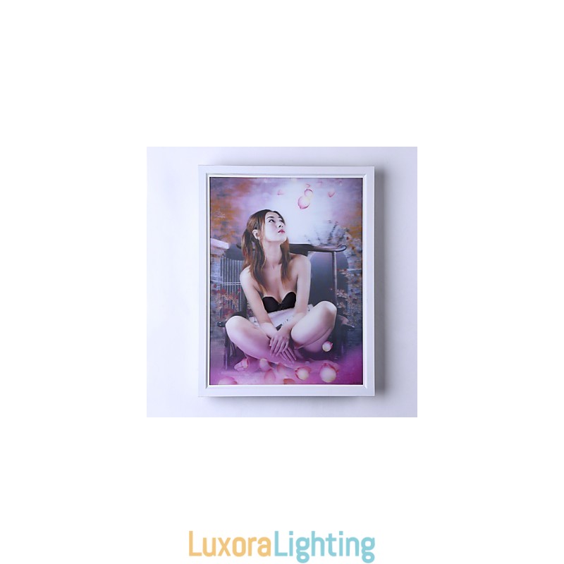 Designer Touch Decorative Integrated Modern Contemporary Modern Comtemporary Painting Feature for Ambient Light Wall Sconces