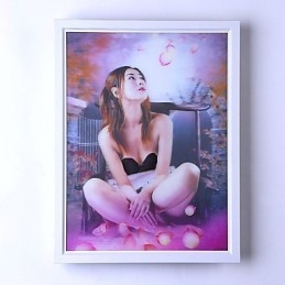 Designer Touch Decorative Integrated Modern Contemporary Modern Comtemporary Painting Feature for Ambient Light Wall Sconces