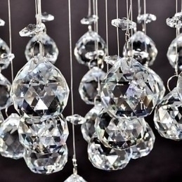 Designer Touch Decorative Traditional Classic Crystal Chrome Metal Flush Mount