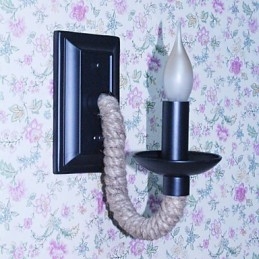 Designer Touch Decorative Hemp Rope Retro Wall Lamp Creative Personality Bar Iron Candle Lamp