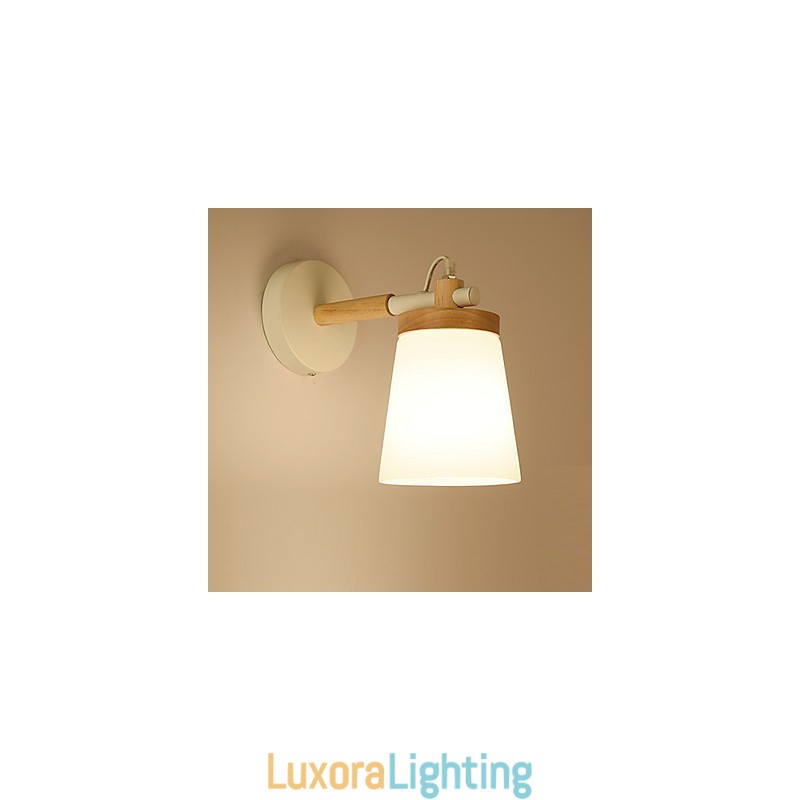 Designer Touch Decorative Glassshade And Metal Base Wall Lamp Feature Ambient Light Wall Sconces Wall Light