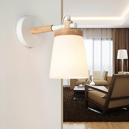 Designer Touch Decorative Glassshade And Metal Base Wall Lamp Feature Ambient Light Wall Sconces Wall Light