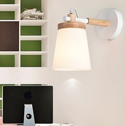 Designer Touch Decorative Glassshade And Metal Base Wall Lamp Feature Ambient Light Wall Sconces Wall Light