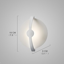 Designer Touch Decorative Wrought Iron Wall Lamp Lodge Simple Country Modern Contemporary Painting Feature for Mini Style Ambient Light