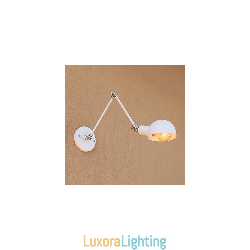 Designer Touch Decorative Vintage Country Painting Feature for Mini Style Swing Arm Eye Protection Ambient Light Swing Arm LightsWall