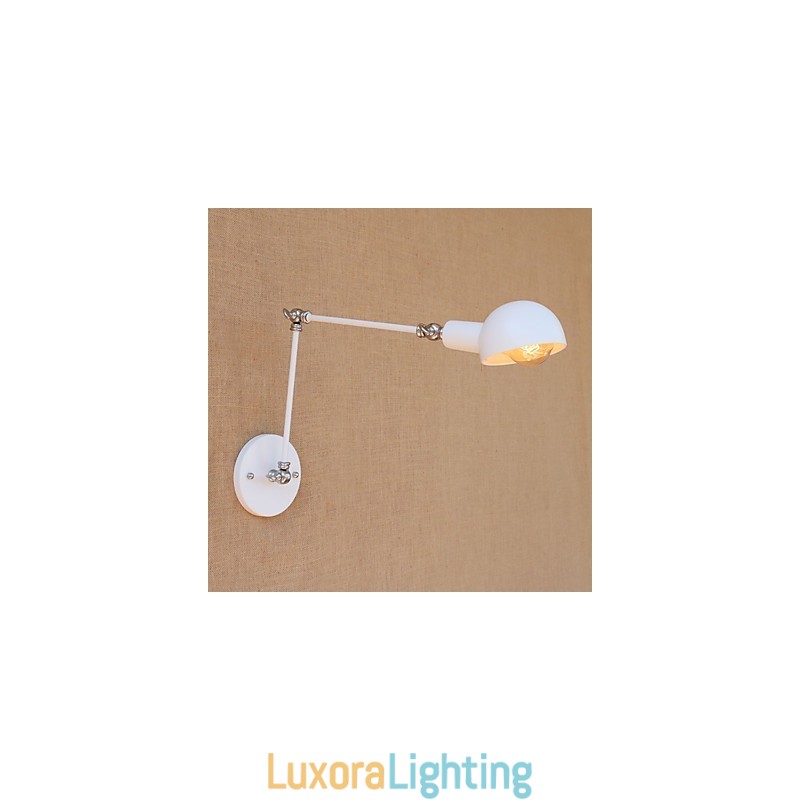 Designer Touch Decorative Vintage Country Painting Feature for Mini Style Swing Arm Eye Protection Ambient Light Swing Arm LightsWall