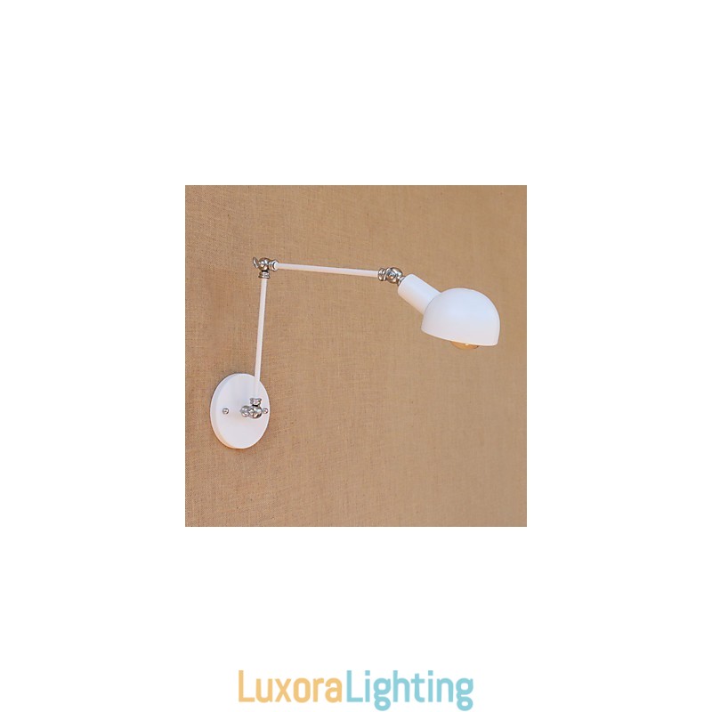 Designer Touch Decorative Vintage Country Painting Feature for Mini Style Swing Arm Eye Protection Ambient Light Swing Arm LightsWall