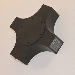 Designer Touch Decorative Integrated Simple Novelty Country Feature for Eye Protection Ambient Light Wall Sconces Cross Star Outdoor Waterproof Courtyard Wall Lamp