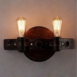 Designer Touch Decorative Loft Style Vintage Industrial Creative Personality Metal Wall Lamp for the Coffee Room Bar Foyer Decorate Wall Lighting