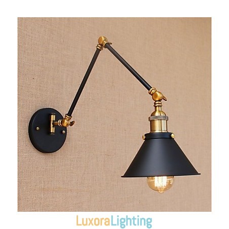 Designer Touch Decorative Vintage Country Electroplated Feature for Mini Style Swing Arm Eye Protection Downlight Swing Arm Lights