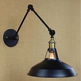 Designer Touch Decorative Long arm Half rusty Industrial Retro Nostalgic Retractable Folding Wall Sconces Wall Light