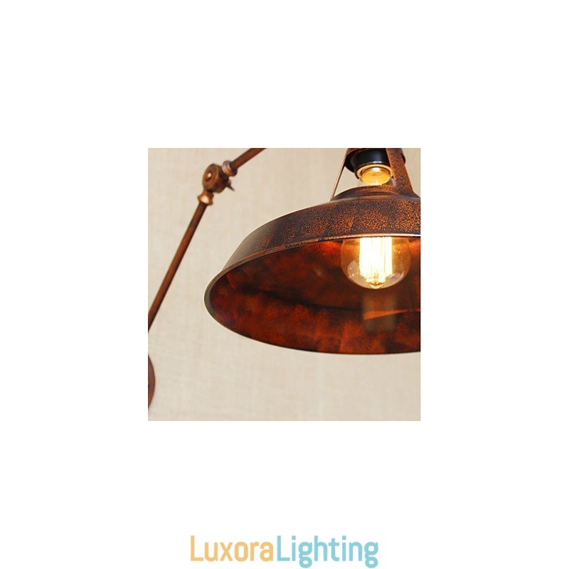 Designer Touch Decorative Long arm Half rusty Industrial Retro Nostalgic Retractable Folding Wall Sconces Wall Light