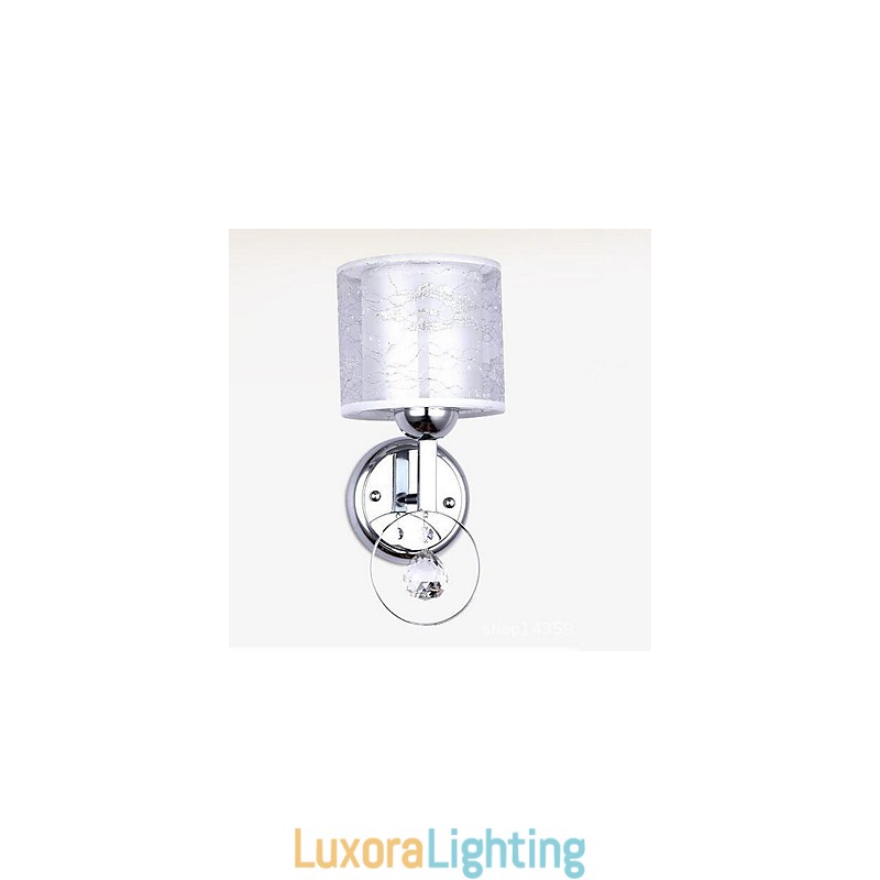 Designer Touch Decorative Crystal Modern Contemporary Electroplated Feature Uplight Wall Sconces Wall Light