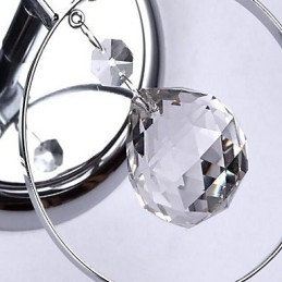 Designer Touch Decorative Crystal Modern Contemporary Electroplated Feature Uplight Wall Sconces Wall Light