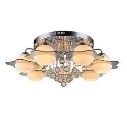 Designer Touch Decorative Remoter Control 7 Lights with Blue Redss Modern Ceiling Light Flush Mount