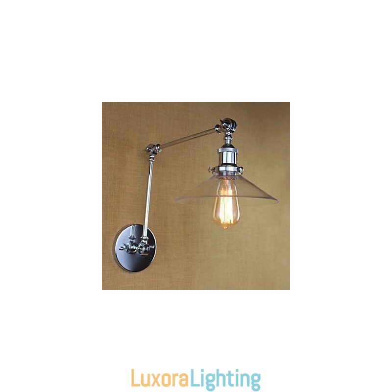 Designer Touch Decorative Vintage Country Retro Electroplate Feature for Mini Style Swing Arm Ambient Light Swing