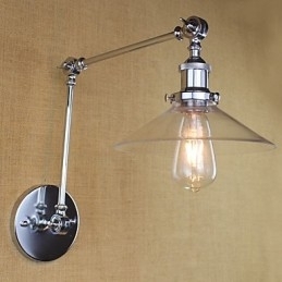 Designer Touch Decorative Vintage Country Retro Electroplate Feature for Mini Style Swing Arm Ambient Light Swing