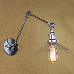Designer Touch Decorative Vintage Country Retro Electroplate Feature for Mini Style Swing Arm Ambient Light Swing
