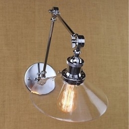 Designer Touch Decorative Vintage Country Retro Electroplate Feature for Mini Style Swing Arm Ambient Light Swing