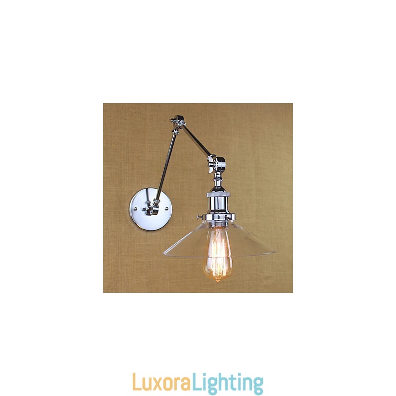 Designer Touch Decorative Vintage Country Retro Electroplate Feature for Mini Style Swing Arm Ambient Light Swing