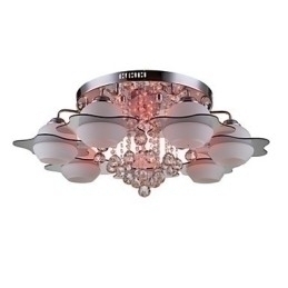 Designer Touch Decorative Remoter Control 7 Lights with Blue Redss Modern Ceiling Light Flush Mount
