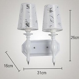 Designer Touch Decorative Modern Contemporary Electroplated Feature Uplight Wall Sconces Wall Light