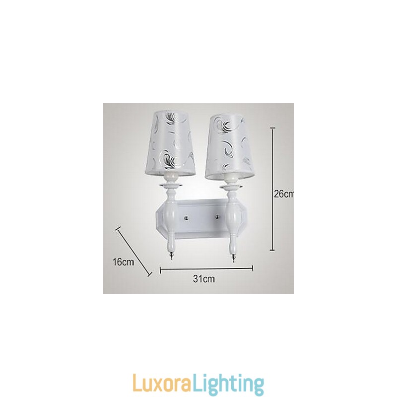 Designer Touch Decorative Modern Contemporary Electroplated Feature Uplight Wall Sconces Wall Light