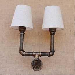 Designer Touch Decorative Rustic Lodge Brass Feature for Ambient Light Wall Sconces Wall Light
