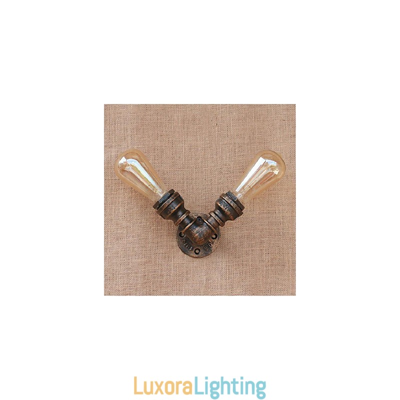 Designer Touch Decorative Nostalgia Simple Water Pipe Small Wall Lamp Wall Light