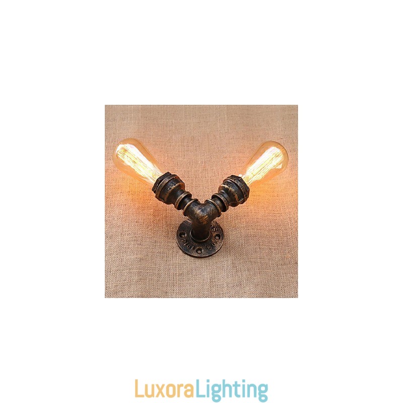 Designer Touch Decorative Nostalgia Simple Water Pipe Small Wall Lamp Wall Light