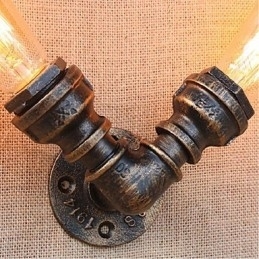 Designer Touch Decorative Nostalgia Simple Water Pipe Small Wall Lamp Wall Light