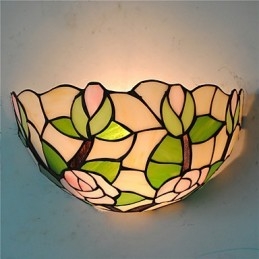 Designer Touch Decorative Retro Country Wall Lights Glass Shade Living Room Bedroom Restaurant Cafe Bar Wall Sconces