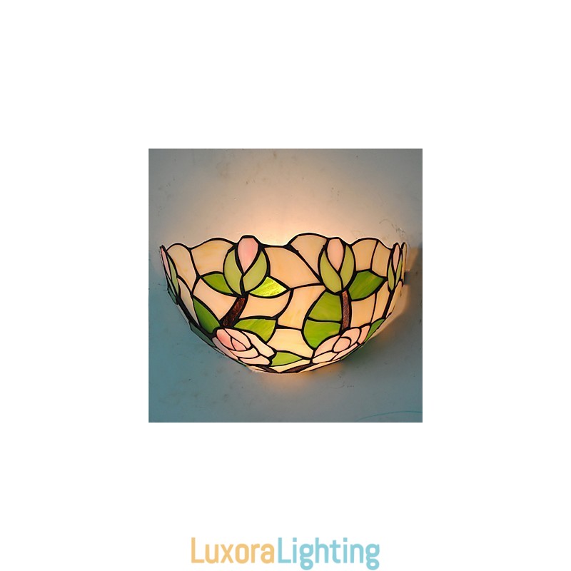 Designer Touch Decorative Retro Country Wall Lights Glass Shade Living Room Bedroom Restaurant Cafe Bar Wall Sconces