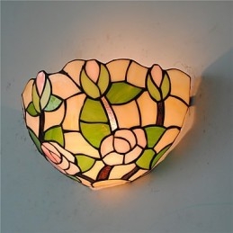 Designer Touch Decorative Retro Country Wall Lights Glass Shade Living Room Bedroom Restaurant Cafe Bar Wall Sconces