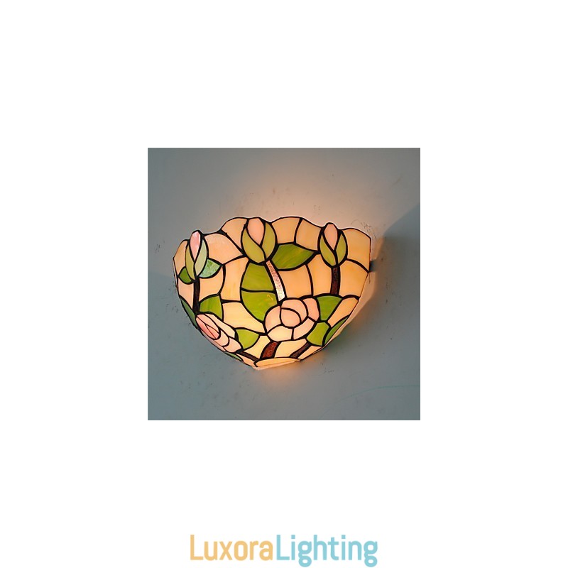 Designer Touch Decorative Retro Country Wall Lights Glass Shade Living Room Bedroom Restaurant Cafe Bar Wall Sconces