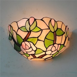 Designer Touch Decorative Retro Country Wall Lights Glass Shade Living Room Bedroom Restaurant Cafe Bar Wall Sconces