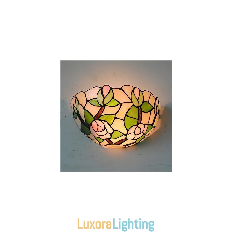 Designer Touch Decorative Retro Country Wall Lights Glass Shade Living Room Bedroom Restaurant Cafe Bar Wall Sconces