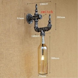 Designer Touch Decorative Rustic Lodge Silver Feature for Ambient Light Wall Sconces Wall Light