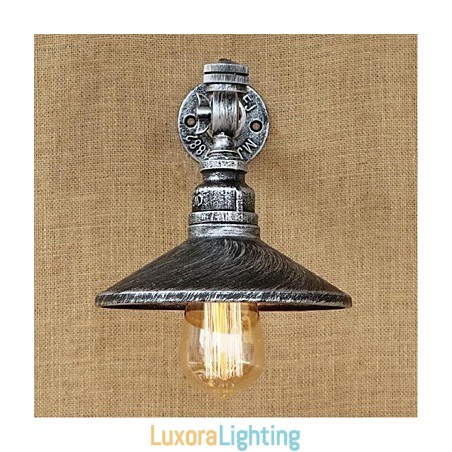 Designer Touch Decorative Rustic Lodge Painting Feature for Ambient Light Wall Sconces Wall Light Silver