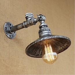 Designer Touch Decorative Rustic Lodge Painting Feature for Ambient Light Wall Sconces Wall Light Silver