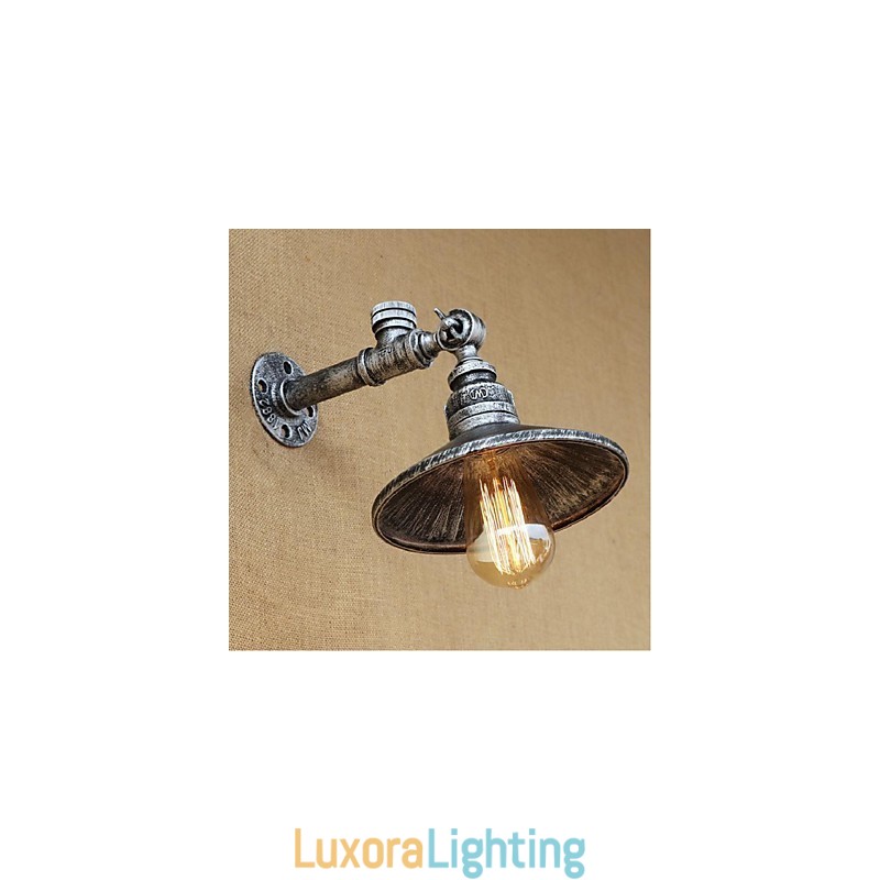 Designer Touch Decorative Rustic Lodge Painting Feature for Ambient Light Wall Sconces Wall Light Silver