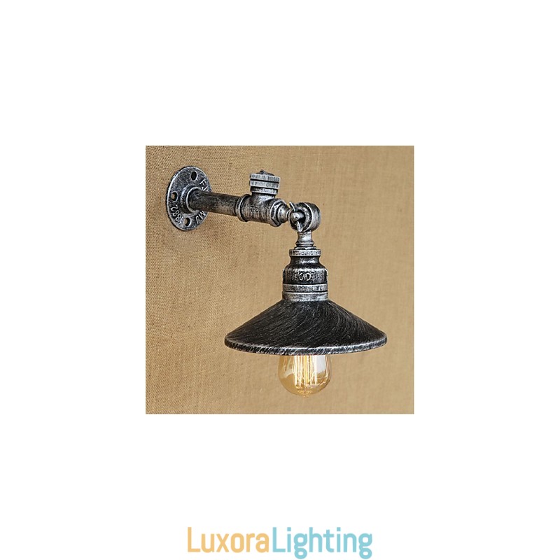 Designer Touch Decorative Rustic Lodge Painting Feature for Ambient Light Wall Sconces Wall Light Silver