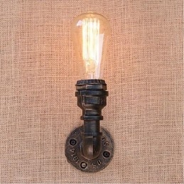 Designer Touch Decorative Nostalgia Simple Water Pipe Small Wall Lamp Wall Light