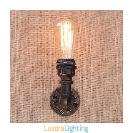 Designer Touch Decorative Nostalgia Simple Water Pipe Small Wall Lamp Wall Light