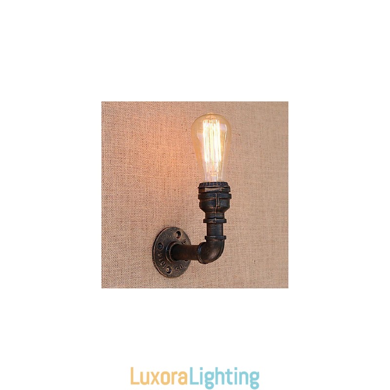 Designer Touch Decorative Nostalgia Simple Water Pipe Small Wall Lamp Wall Light