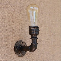 Designer Touch Decorative Nostalgia Simple Water Pipe Small Wall Lamp Wall Light