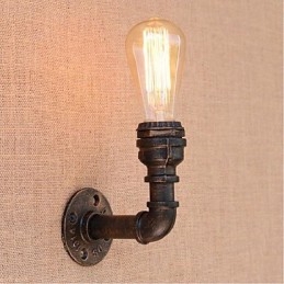 Designer Touch Decorative Nostalgia Simple Water Pipe Small Wall Lamp Wall Light