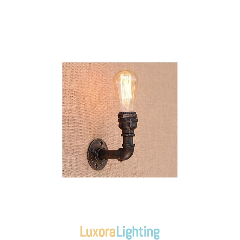 Designer Touch Decorative Nostalgia Simple Water Pipe Small Wall Lamp Wall Light