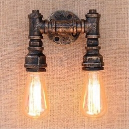 Designer Touch Decorative Nostalgia Simple Water Pipe Small Wall Lamp Wall Light